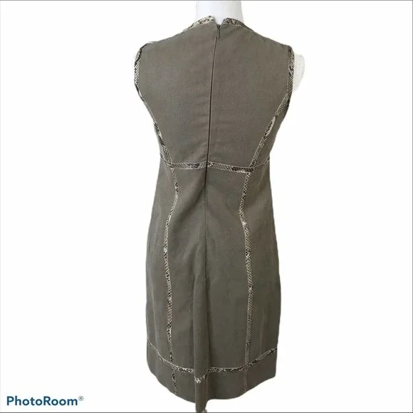 Michael Kors 100% hemp python trim dress - Picture 4 of 11